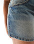 COLLUSION X001 Plus mom shorts in midwash blue Голубой, EU 50 L34 - фото #5