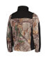 Фото #2 товара Men's Realtree Camo, Black Los Angeles Chargers Circle Hunter Softshell Full-Zip Jacket