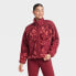Фото #1 товара Women's Printed High Pile Fleece Jacket - JoyLab
