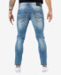 ფოტო #2 პროდუქტის Men's Rawx Contrast Neon Stitch Flex Jeans