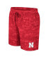 ფოტო #2 პროდუქტის Men's Scarlet Nebraska Huskers Ozark Swim Shorts