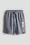 Sweatshorts with Printed Motif