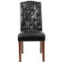 Фото #3 товара Hercules Grove Park Series Black Leather Tufted Parsons Chair