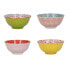 KITCHENCRAFT Brights Designs Set 4 Bowls