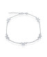 ფოტო #1 პროდუქტის Sterling Silver Butterfly Anklet