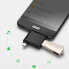 Фото #9 товара Адаптер OTG 2в1 USB к USB-C / micro USB - чёрный UGreen