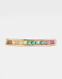 Pieces Curve 18k plated rainbow stacking ring in gold