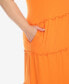 Фото #5 товара Plus Size Scoop Neck Tiered Midi Dress
