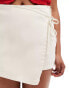 Фото #5 товара ASOS DESIGN denim skort in white