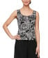 ფოტო #3 პროდუქტის Women's 2-Pc. Glitter-Print Twinset