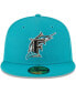 ფოტო #3 პროდუქტის Men's Teal Florida Marlins Cooperstown Collection Turn Back The Clock 59FIFTY Fitted Hat