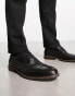 Thomas Crick leather formal brogues in black