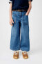 Culotte jeans with pockets