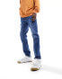 DTT stretch slim fit jeans in mid blue