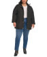 ფოტო #6 პროდუქტის Women's Plus Size Hooded Anorak Raincoat