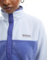 Columbia Benton Spring 1/2 snap fleece in blue