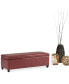 Easton Faux Leather Rectangular Storage Ottoman