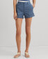 Women's Pleated Double-Faced Cotton Short