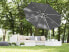 Beliani Parasol ogrodowy Savona szaro-biały 300 cm