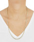 ფოტო #4 პროდუქტის Evergreen Rope Link 20" Chain Necklace in 10k Gold, Created for Macy's