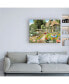 Trevor Mitchell Summer Garden Scene Canvas Art - 19.5" x 26"