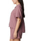 ფოტო #6 პროდუქტის Women's Holly Hideaway Breezy Cotton Top