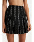 Фото #5 товара Women's Studded Knit Skirt