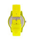 Unisex Festival Lime Silicone Strap Watch 41mm