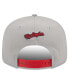 Фото #3 товара Men's Gray, Red Washington Nationals Band 9FIFTY Snapback Hat
