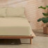 Fitted bottom sheet Decolores Liso Taupe King size Smooth