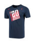 Фото #1 товара Men's Kristi Toliver Navy Washington Mystics Distressed Player T-shirt