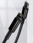Фото #12 товара Kabel przewód do iPhone USB-C - Lightning szybkie ładowanie 20W 1m - cały czarny