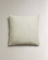 Cotton and linen pillowcase