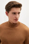 Фото #3 товара Свитер LC WAIKIKI Классический полуголубой свитер со стоячим воротником и длинным рукавом