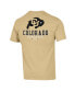 Men's Gold Colorado Buffaloes Team Stack 2-Hit T-shirt