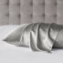 Фото #2 товара Queen Mulberry 100% Silk Pillowcase Gray