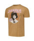 ფოტო #3 პროდუქტის Men's Brown Aretha Franklin Washed Graphic T-shirt