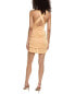 Фото #2 товара Chaser Electric Slinky Rib Wrap Mini Dress Women's