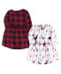 Фото #1 товара Infant Girl Long-Sleeve Cotton Dresses 2pk, Deer