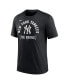 Фото #2 товара Men's Heather Black New York Yankees Swing Big Tri-Blend T-shirt