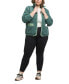 Фото #4 товара Plus Size Cragmont Snap-Front Fleece Jacket