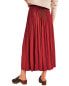 Boden Pleated Satin Midi Skirt Women's