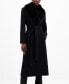 ფოტო #1 პროდუქტის Women's Faux Fur Collar Detachable Wool Coat