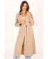 Фото #4 товара Womens Robyn Tie Front Trench Coat