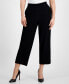 ფოტო #1 პროდუქტის Petite Mid-Rise Pull-On Wide-Leg Pants