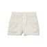 Easy-peasy Denim Shorts Toddler Girls 4T White Cotton Pull-On Pockets Solid