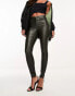 Фото #3 товара ASOS DESIGN coated skinny jean in khaki