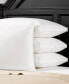 Фото #7 товара Gussetted Firm Plush Down Alternative Side/Back Sleeper Pillow, Standard - Set of 4