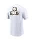 Men's White Michigan Wolverines Blitz 2-Hit T-Shirt