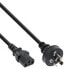 Фото #1 товара InLine power cable - Australia to 3pin IEC C13 male - 0.5m